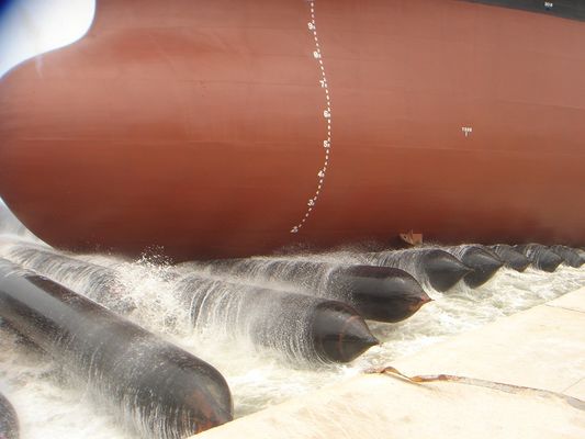 समुद्री परियोजना के लिए समुद्री बचाव रबड़ एयरबैग भारोत्तोलन और उछाल सहायता