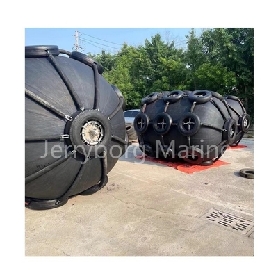 50kPa/80kPa योकोहामा प्रकार का रबर फेंडर उच्च गुणवत्ता वाली सुरक्षा के साथ ISO17357 मानक
