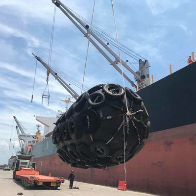 ISO17357 50 kpa 80 kpa योकोहामा प्रकार inflatable वायवीय फेंडर