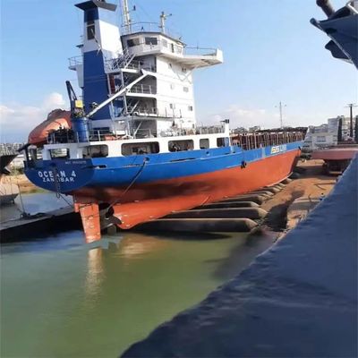 जहाज के प्रक्षेपण और उठाने के लिए उच्च वायु प्रतिरोधी समुद्री एयरबैग