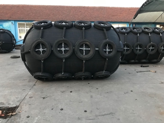 प्राकृतिक रबर योकोहामा वायवीय फेंडर 50kpa 80kpa 2.0m*3.5m डॉक के लिए