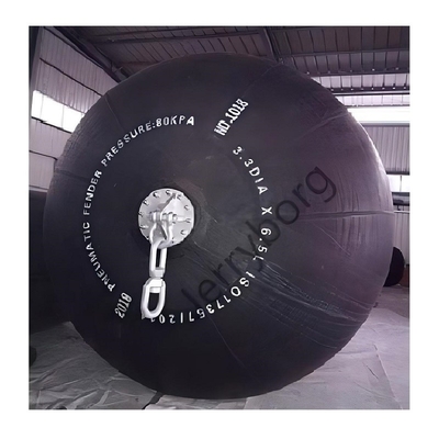 अनुकूलित आकार स्लिंग प्रकार inflatable रबर पनडुब्बी फेंडर