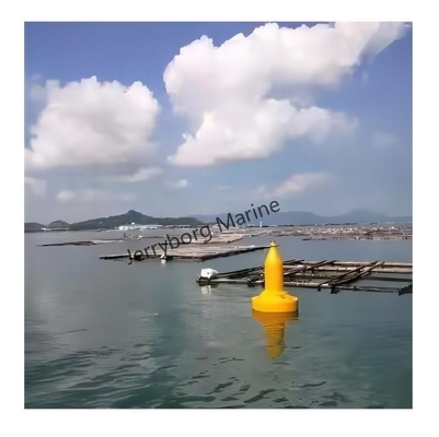 औद्योगिक समुद्री अनुप्रयोगों के लिए शीर्ष मार्क और सोलेट लाइट के साथ भारी शुल्क सामग्री एलएलडीपीई बोय