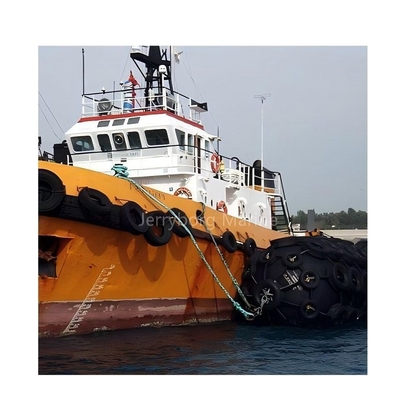 50kPa/80kPa योकोहामा प्रकार का रबर फेंडर उच्च गुणवत्ता वाली सुरक्षा के साथ ISO17357 मानक