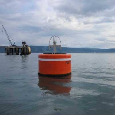 प्लास्टिक सुरक्षित उच्च Buoyancy समुद्री फ्लोटिंग पीला फ्लोटिंग Buoy