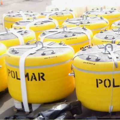 शिप बर्थिंग हाई स्ट्रेंथ पॉलीयूरेथेन बॉय के लिए एसजीएस समुद्री बेलनाकार बोया