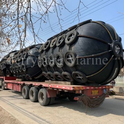 उच्च दबाव 80kpa योकोहामा डॉकिंग वायवीय समुद्री रबर फेंडर