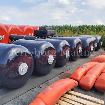 प्रभाव प्रतिरोधी जहाज सुरक्षा Inflatable फोम समुद्री फेंडर